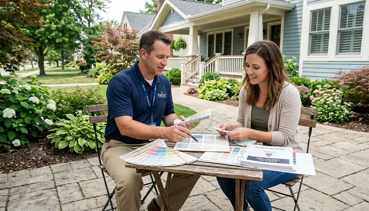 Professional color consultation for Saginaw, TX homeowners by Fort Worth house painting experts