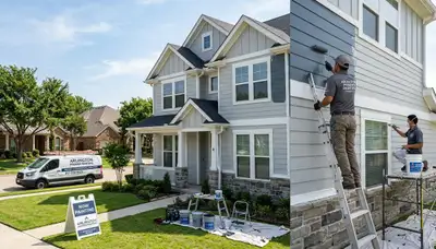Professional house painting services in Fort Worth TX by expert residential painters