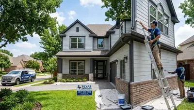 Professional house painters in Fort Worth TX providing expert exterior painting services