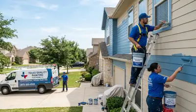 Professional house painting service in Fort Worth TX by local exterior and interior painters