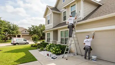 Professional house painters in Fort Worth TX providing expert exterior and interior painting services