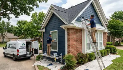 Professional house painters in Fort Worth TX providing expert exterior home painting services