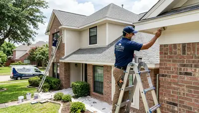 Professional house painters providing exterior home painting services in Fort Worth, TX