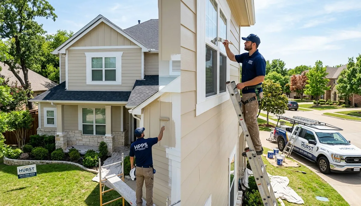 Professional house painters in Fort Worth TX providing expert residential exterior painting services
