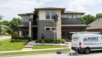 Professional house painters in Fort Worth TX providing expert residential exterior painting services