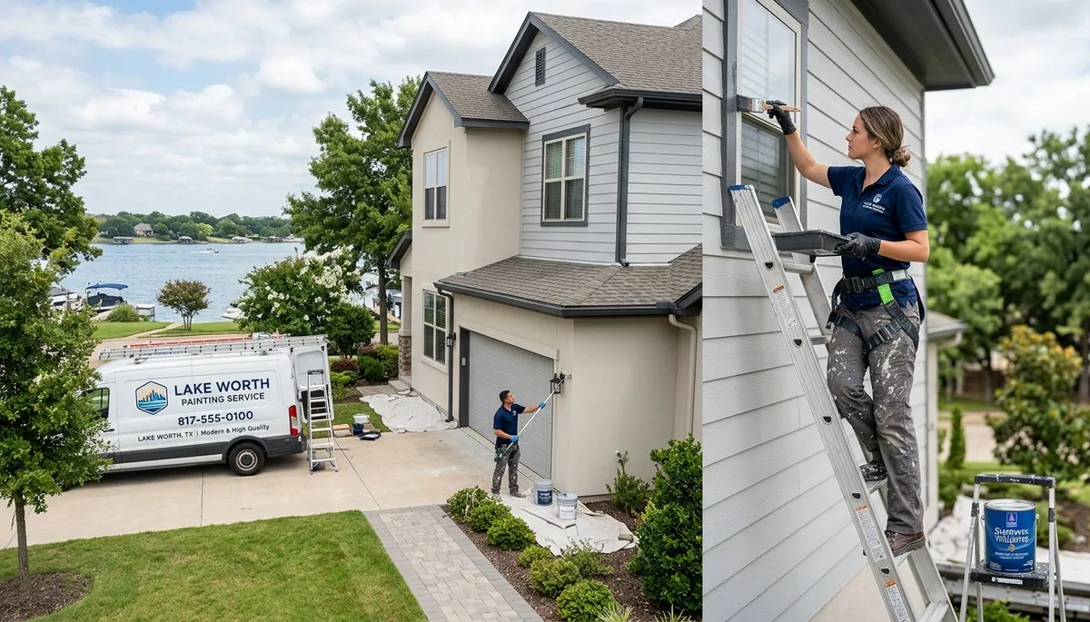Professional house painters in Fort Worth TX providing expert exterior home painting services