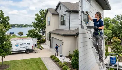 Professional house painters in Fort Worth TX providing expert exterior home painting services