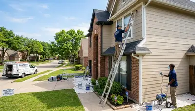 Professional house painters in Fort Worth TX providing expert residential painting services