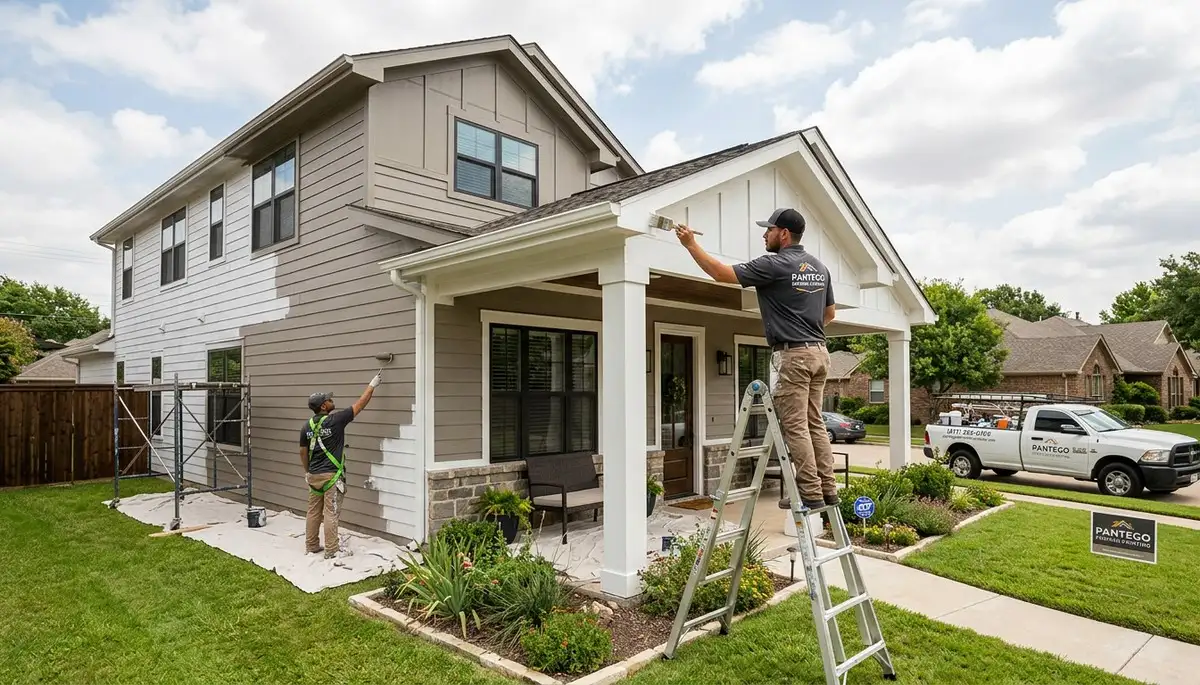 Professional house painters in Fort Worth TX providing expert residential exterior painting services