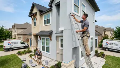 Professional house painters in Fort Worth TX providing exterior and interior painting services