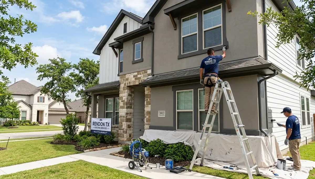 Professional house painters in Fort Worth TX providing expert residential exterior painting services