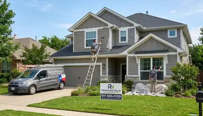 Professional house painters in Fort Worth TX providing expert residential exterior painting services