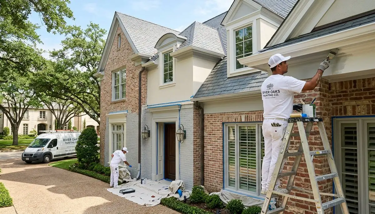 Professional house painters in Fort Worth TX providing exterior and interior painting services