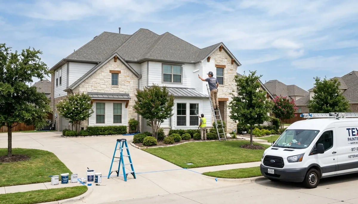 Professional house painters in Fort Worth TX providing expert exterior painting services