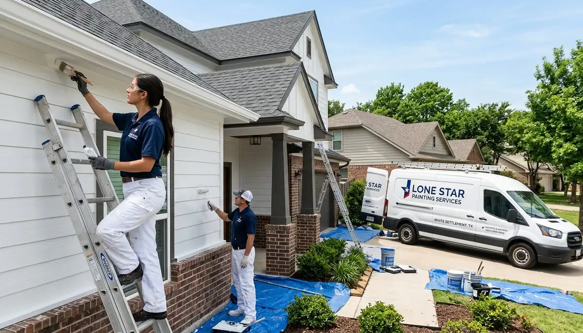 Professional house painters in Fort Worth TX providing expert exterior home painting services
