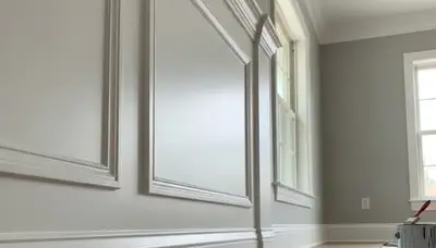 Professional interior trim painting with crisp lines in a Fort Worth, TX home by expert house painters
