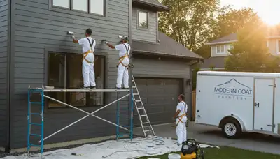 Professional siding painting in Fort Worth TX enhancing home exterior with durable weatherproof coating